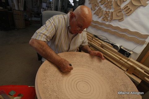 A craftsman at work