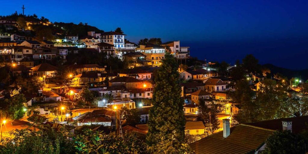 Kalopanayiotis at Night